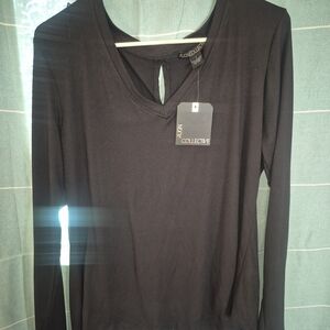 Black Long Sleeve Top